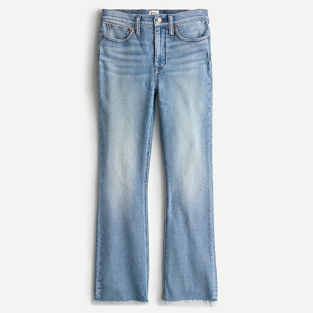 J. Crew 9" demi-boot crop jean Cornflower Size 25